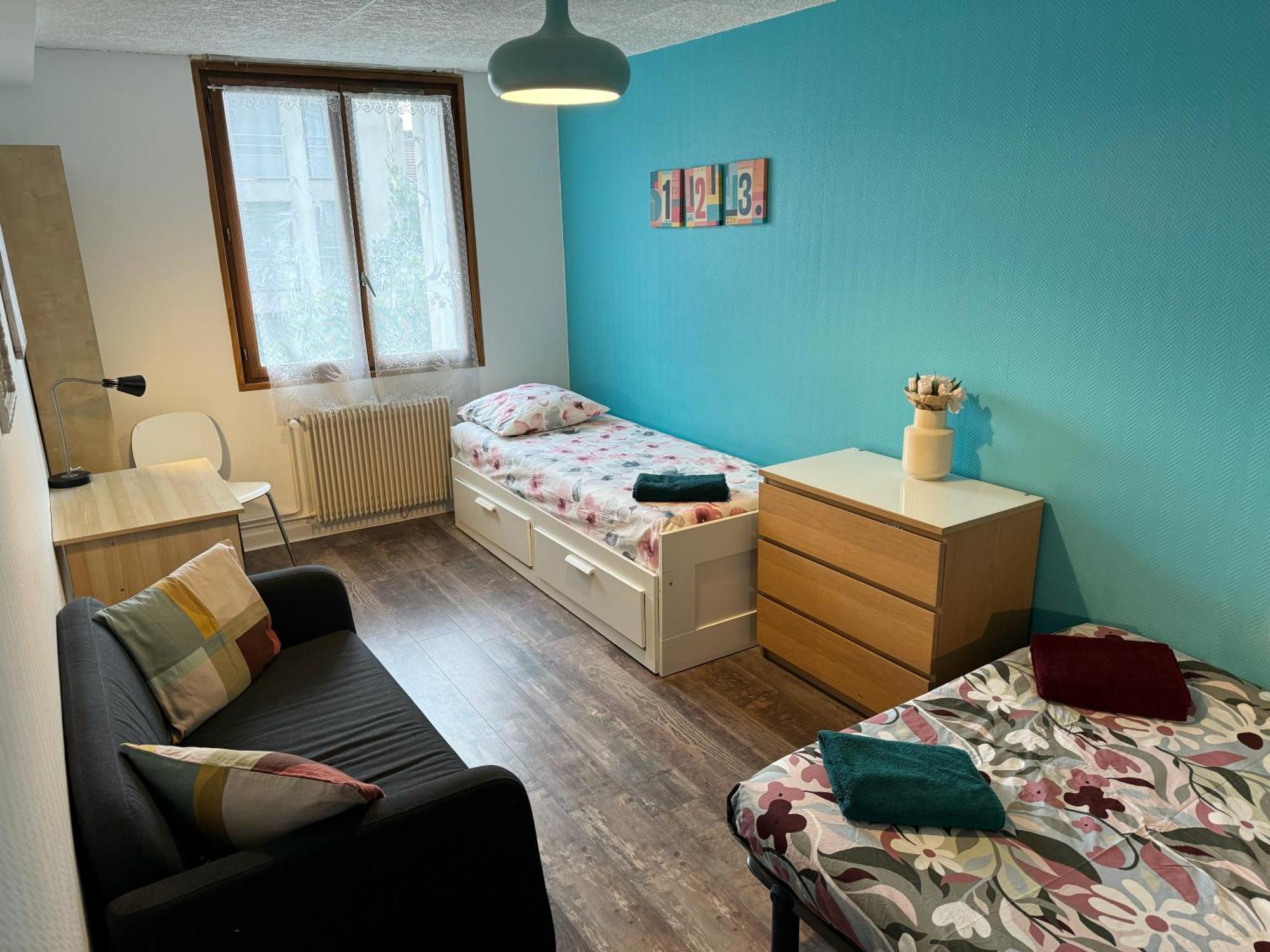 09 Chic & Cosy Grand 4 Pieces 75m2 Hypercentre Wifi Smart Tv Netflix Saint-Etienne (Loire)