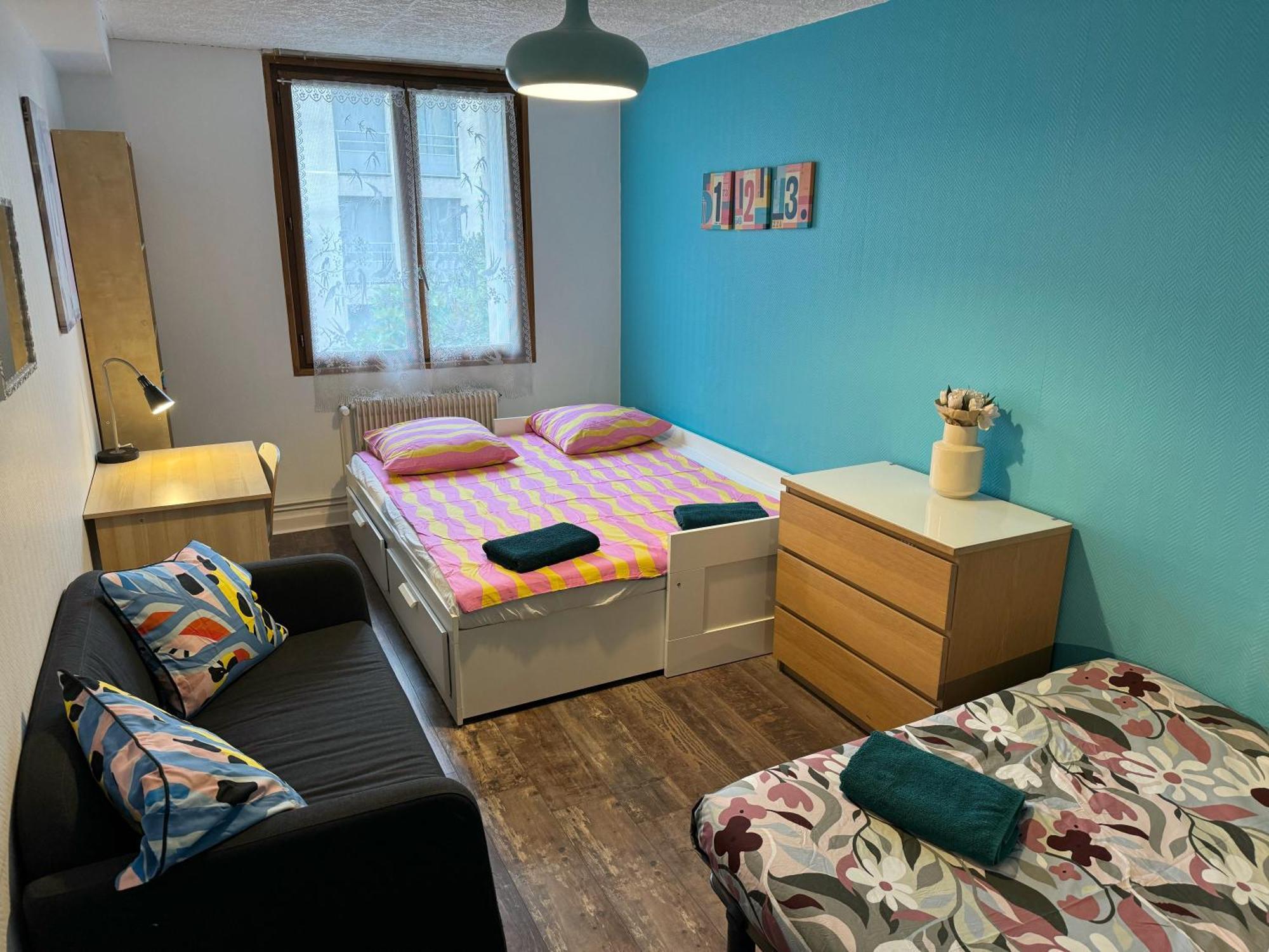 09 Chic & Cosy Grand 4 Pieces 75m2 Hypercentre Wifi Smart Tv Netflix * Saint-Etienne (Loire)